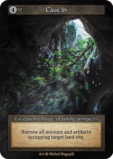 Cave-In — Alpha — Sorcery: Contested Realms