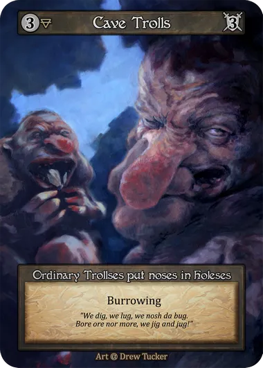 Cave Trolls from Alpha - Sorcery: Contested Realm