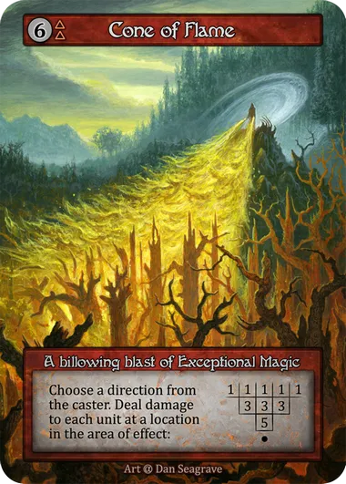Cone of Flame — Alpha — Sorcery: Contested Realm
