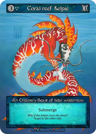 Coral-Reef Kelpie — Alpha — Sorcery: Contested Realm