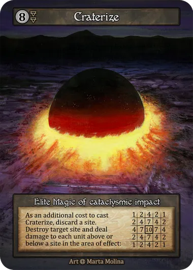 Craterize — Alpha — Sorcery: Contested Realm