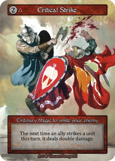 Critical Strike — Alpha — Sorcery: Contested Realm