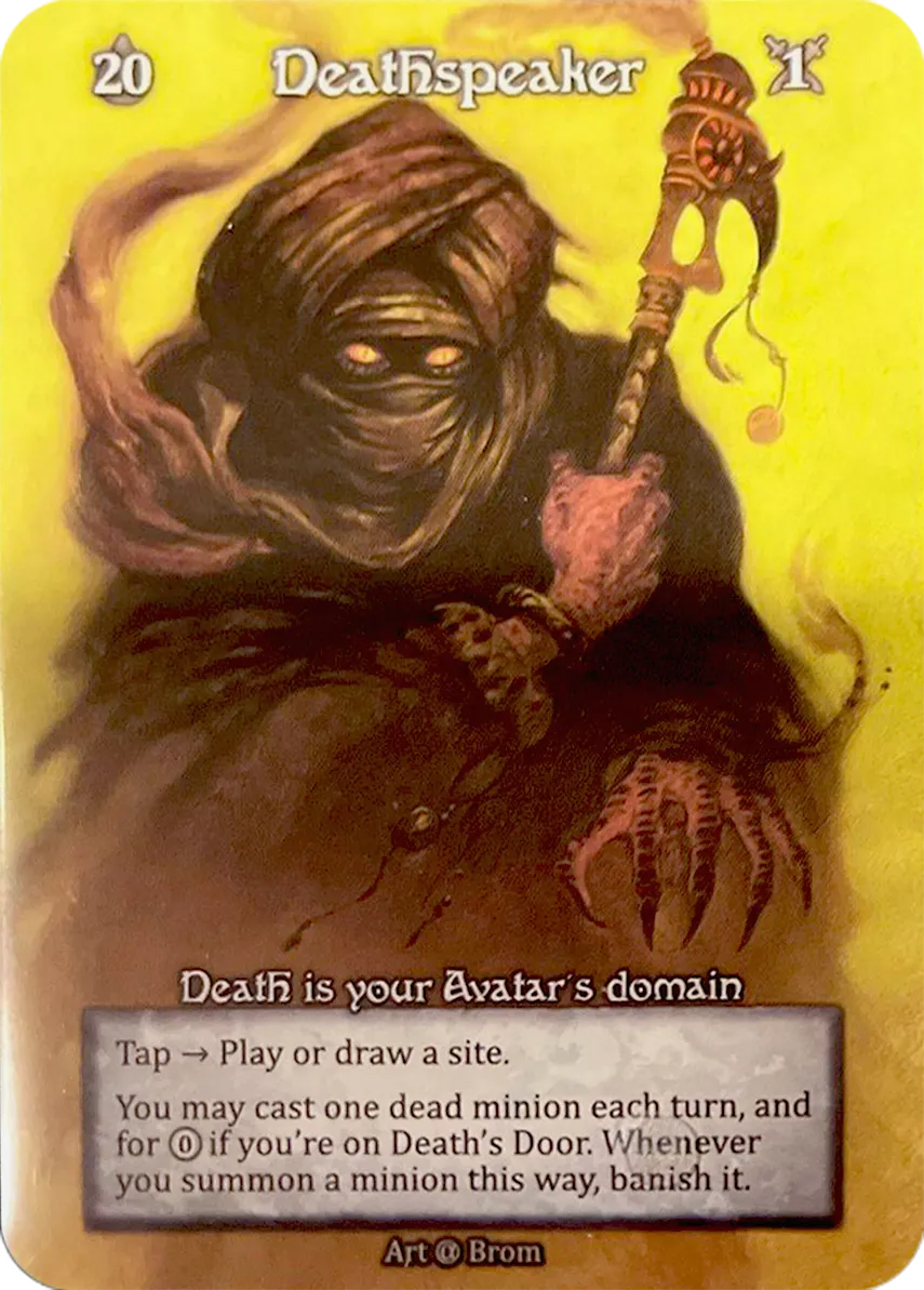Deathspeaker — Alpha - Curios — Sorcery: Contested Realm