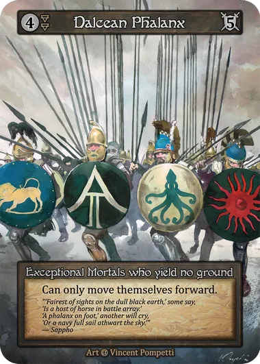 Dalcean Phalanx from Alpha - Sorcery: Contested Realm