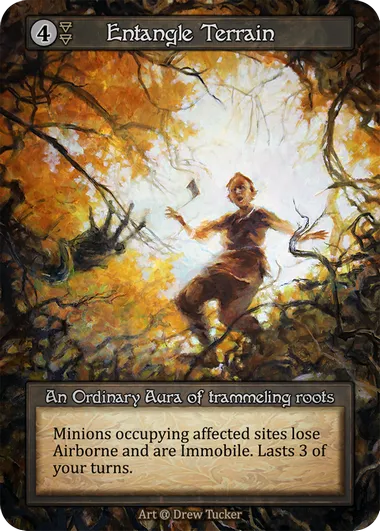 Entangle Terrain from Alpha - Sorcery: Contested Realm