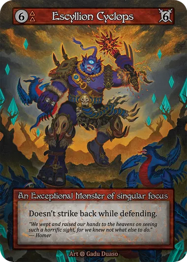 Escyllion Cyclops — Alpha — Sorcery: Contested Realms