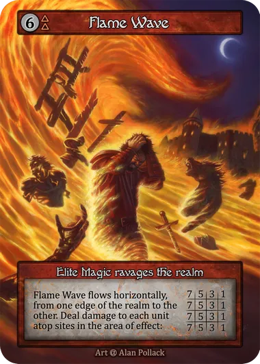 Flame Wave — Alpha — Sorcery: Contested Realm