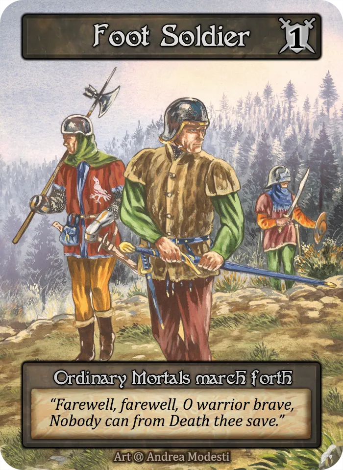 Foot Soldier 1 — Alpha — Sorcery: Contested Realm