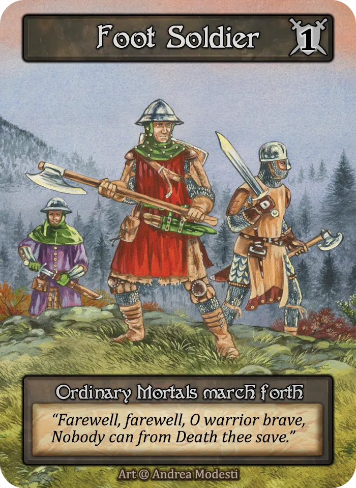 Foot Soldier 3 — Alpha — Sorcery: Contested Realm