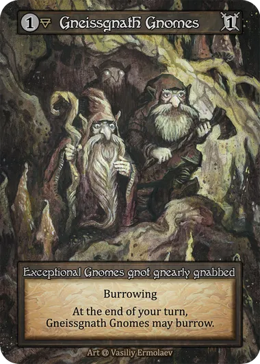 Gneissgnath Gnomes — Alpha — Sorcery: Contested Realms