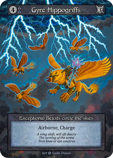 Gyre Hippogriffs — Alpha — Sorcery: Contested Realms