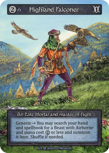 Highland Falconer — Alpha — Sorcery: Contested Realms