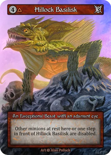 Hillock Basilisk — Alpha — Sorcery: Contested Realm
