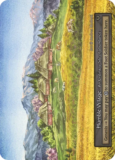 Humble Village — Alpha — Sorcery: Contested Realms