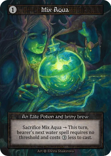 Mix Aqua — Alpha — Sorcery: Contested Realms