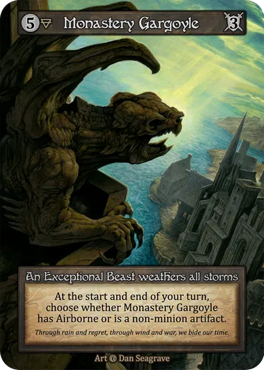 Monastery Gargoyle — Alpha — Sorcery: Contested Realms
