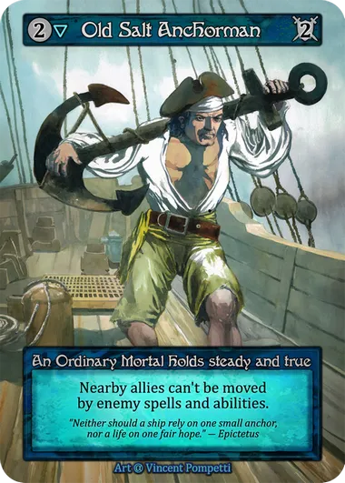 Old Salt Anchorman — Alpha — Sorcery: Contested Realms