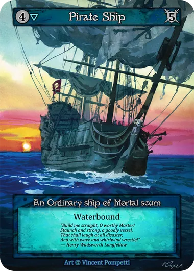 Pirate Ship — Alpha — Sorcery: Contested Realms