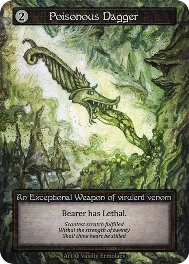 Poisonous Dagger — Alpha — Sorcery: Contested Realms