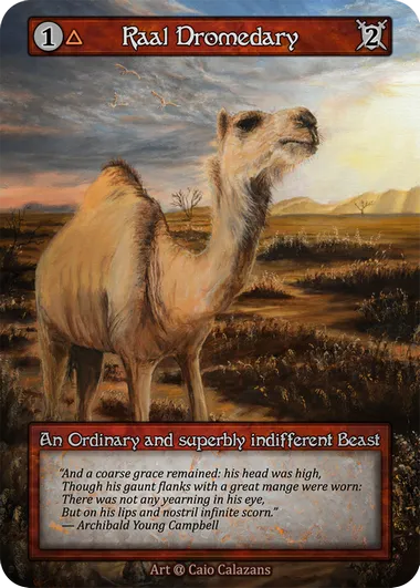 Raal Dromedary from Alpha - Sorcery: Contested Realm