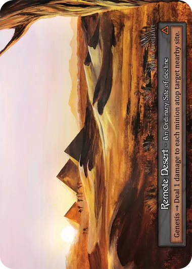 Remote Desert — Alpha — Sorcery: Contested Realms