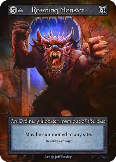 Roaming Monster — Alpha — Sorcery: Contested Realms