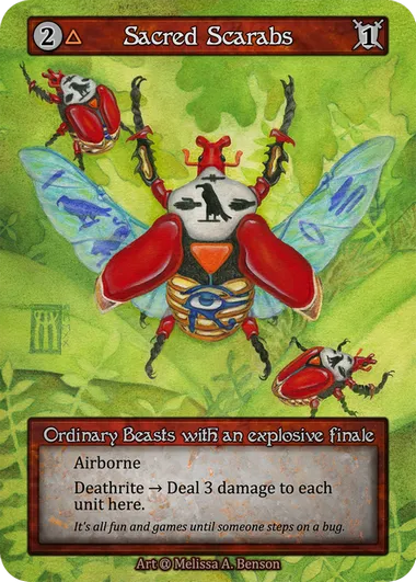 Sacred Scarabs — Alpha — Sorcery: Contested Realms
