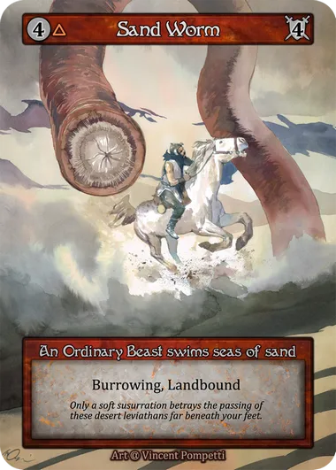 Sand Worm — Alpha — Sorcery: Contested Realms
