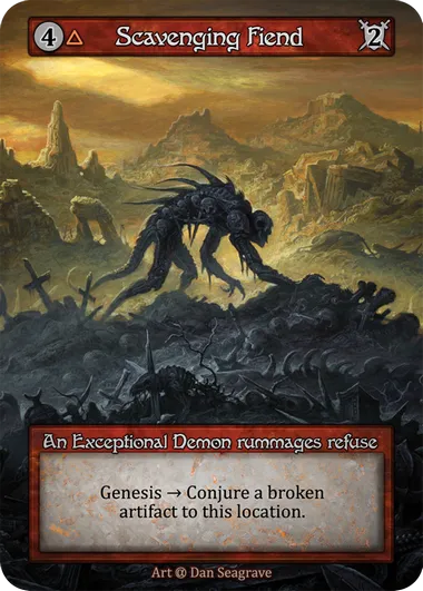 Scavenging Fiend — Alpha — Sorcery: Contested Realm