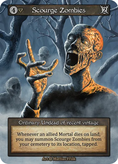 Scourge Zombies — Alpha — Sorcery: Contested Realms