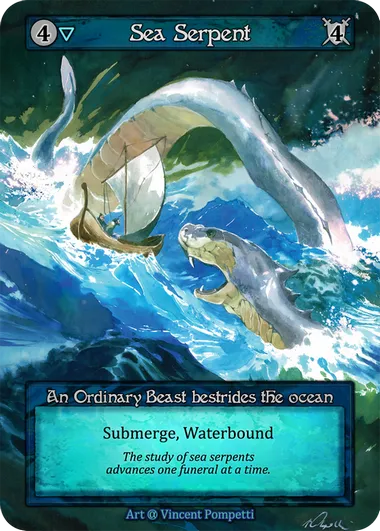 Sea Serpent — Alpha — Sorcery: Contested Realm