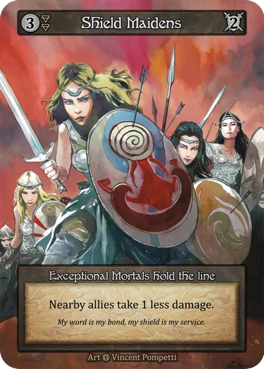 Shield Maidens — Alpha — Sorcery: Contested Realms