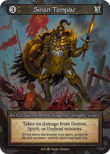 Sirian Templar — Alpha — Sorcery: Contested Realm
