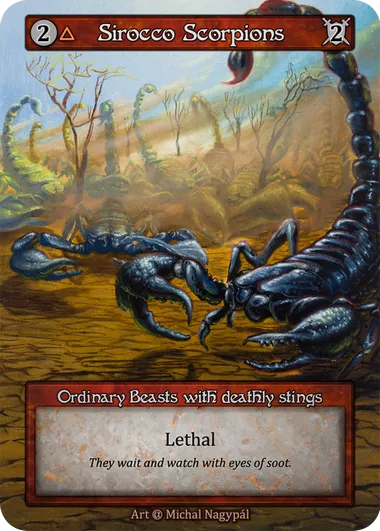 Sirocco Scorpions — Alpha — Sorcery: Contested Realm