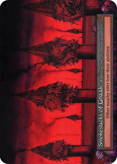 Smokestacks of Gnaak from Alpha - Sorcery: Contested Realm