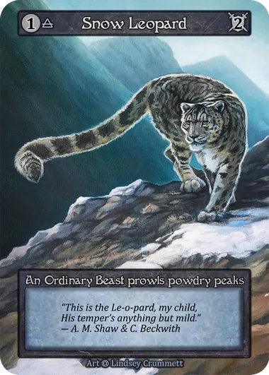 Snow Leopard — Alpha — Sorcery: Contested Realm