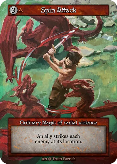Spin Attack — Alpha — Sorcery: Contested Realms