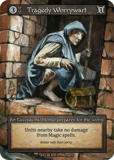 Tragedy Worrywart — Alpha — Sorcery: Contested Realm