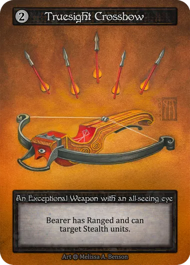Truesight Crossbow from Alpha - Sorcery: Contested Realm