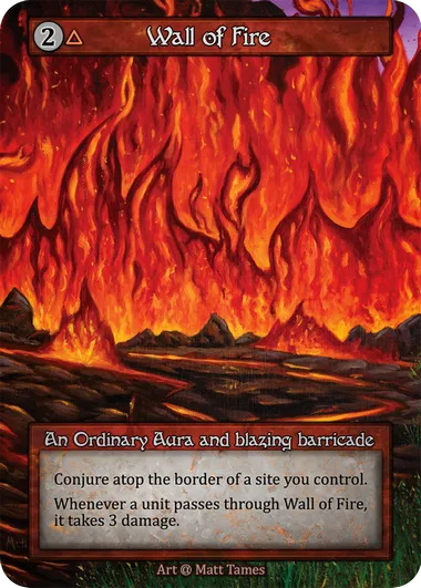 Wall of Fire — Alpha — Sorcery: Contested Realm