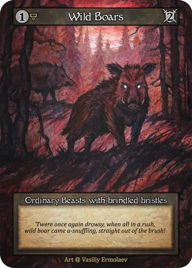 Wild Boars — Alpha — Sorcery: Contested Realm