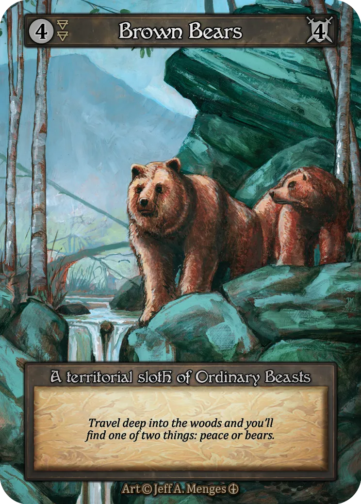 Brown Bears — Arthurian Legends — Sorcery: Contested Realms