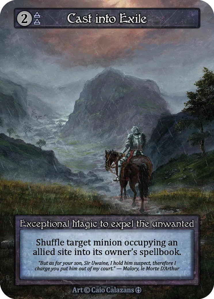 Cast into Exile — Arthurian Legends — Sorcery: Contested Realms