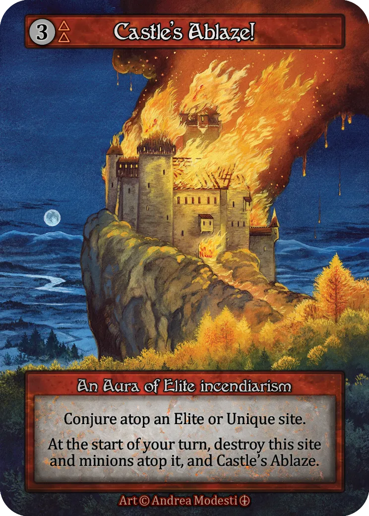 Castle's Ablaze! — Arthurian Legends — Sorcery: Contested Realms