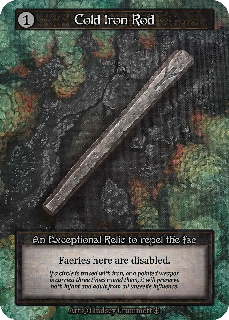 Cold Iron Rod — Arthurian Legends — Sorcery: Contested Realms