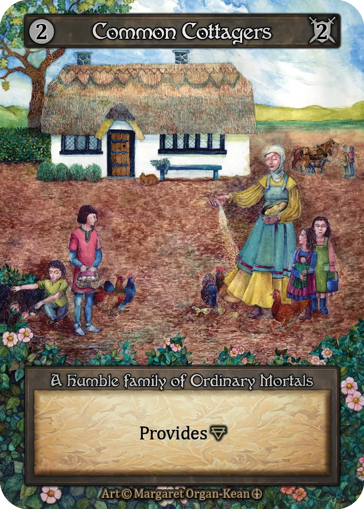 Common Cottagers — Arthurian Legends — Sorcery: Contested Realms