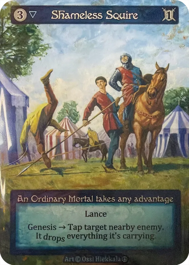 Shameless Squire — Arthurian Legends - Curios — Sorcery: Contested Realm