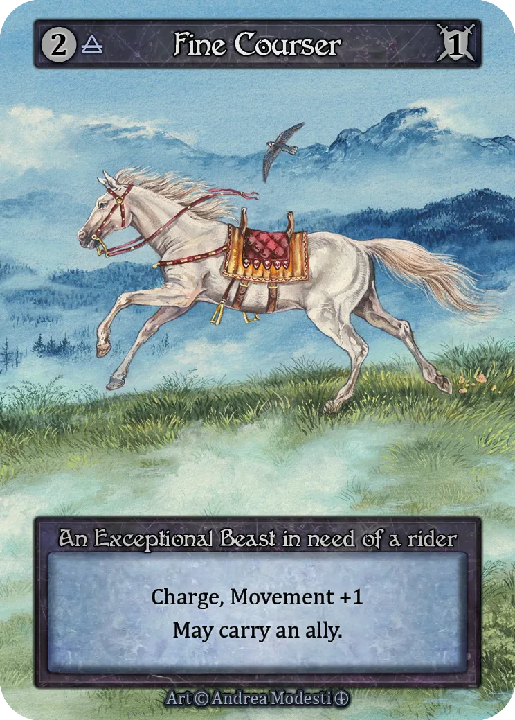 Fine Courser — Arthurian Legends — Sorcery: Contested Realms