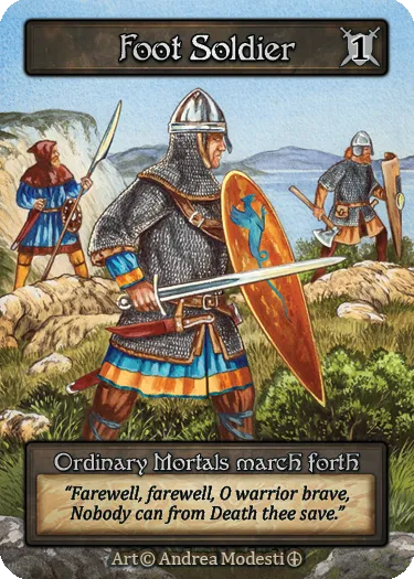 Foot Soldiers — Arthurian Legends — Sorcery: Contested Realm