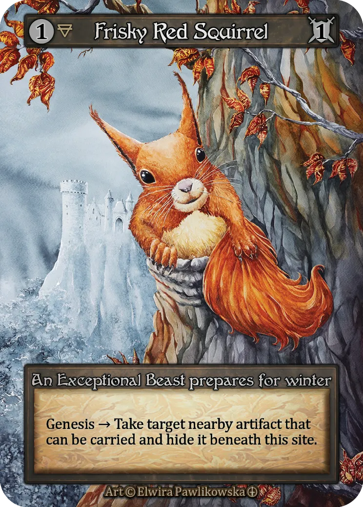 Frisky Red Squirrel — Arthurian Legends — Sorcery: Contested Realms